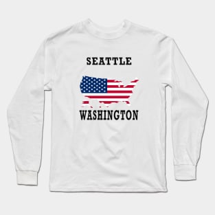 SATTLE WASHINGTON Long Sleeve T-Shirt